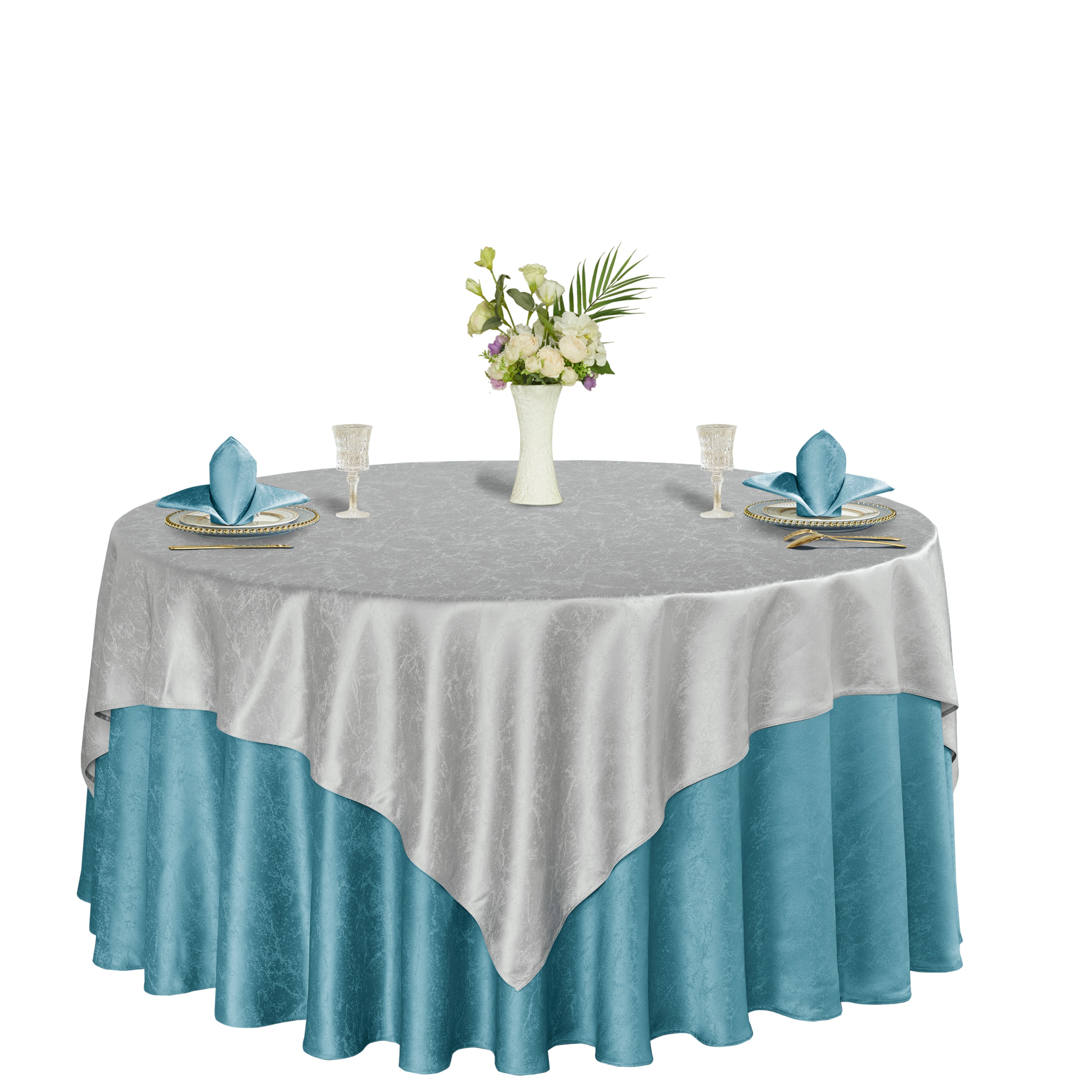 Polyester Jacquard Tablecloth-W6H