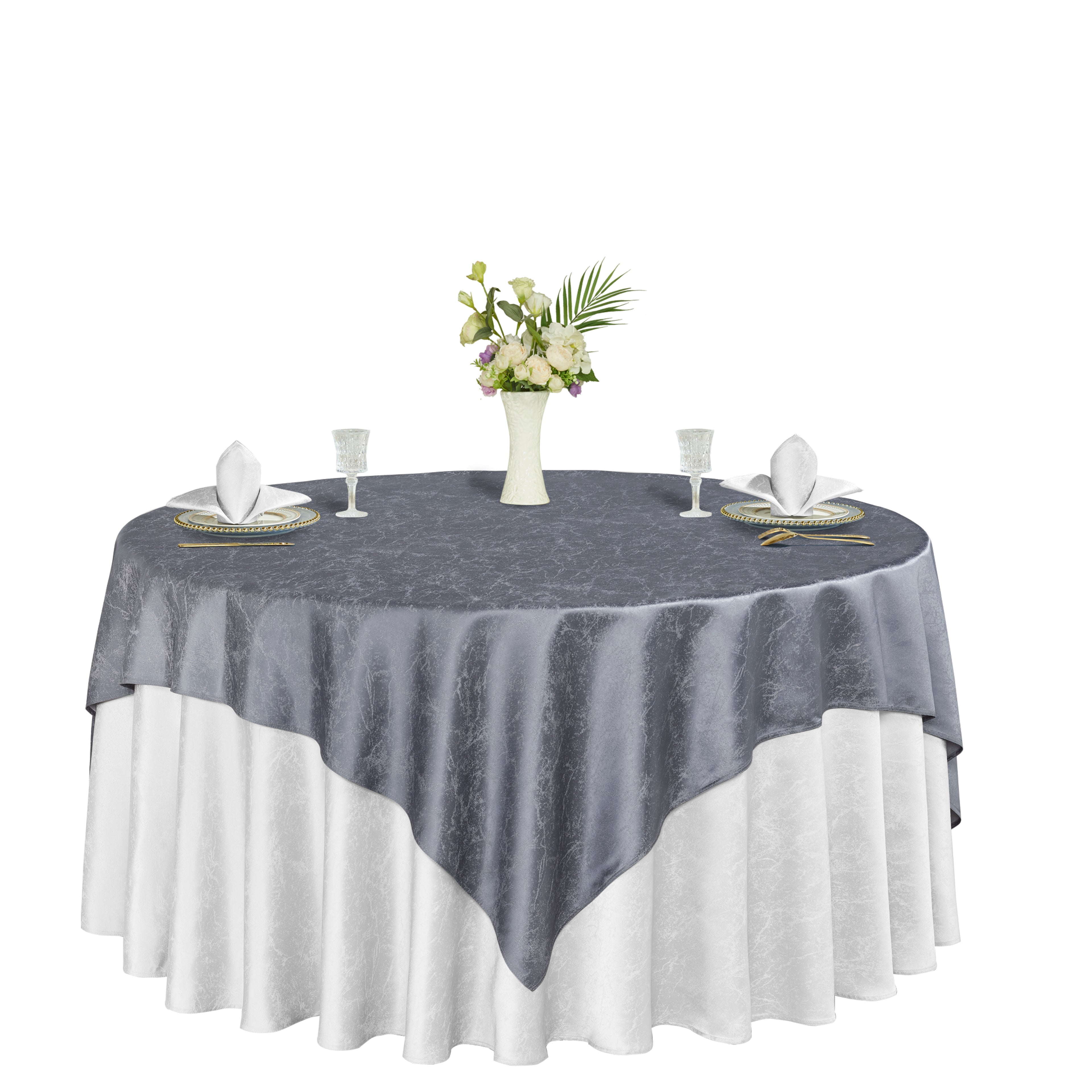 Polyester Jacquard Tablecloth-W6H