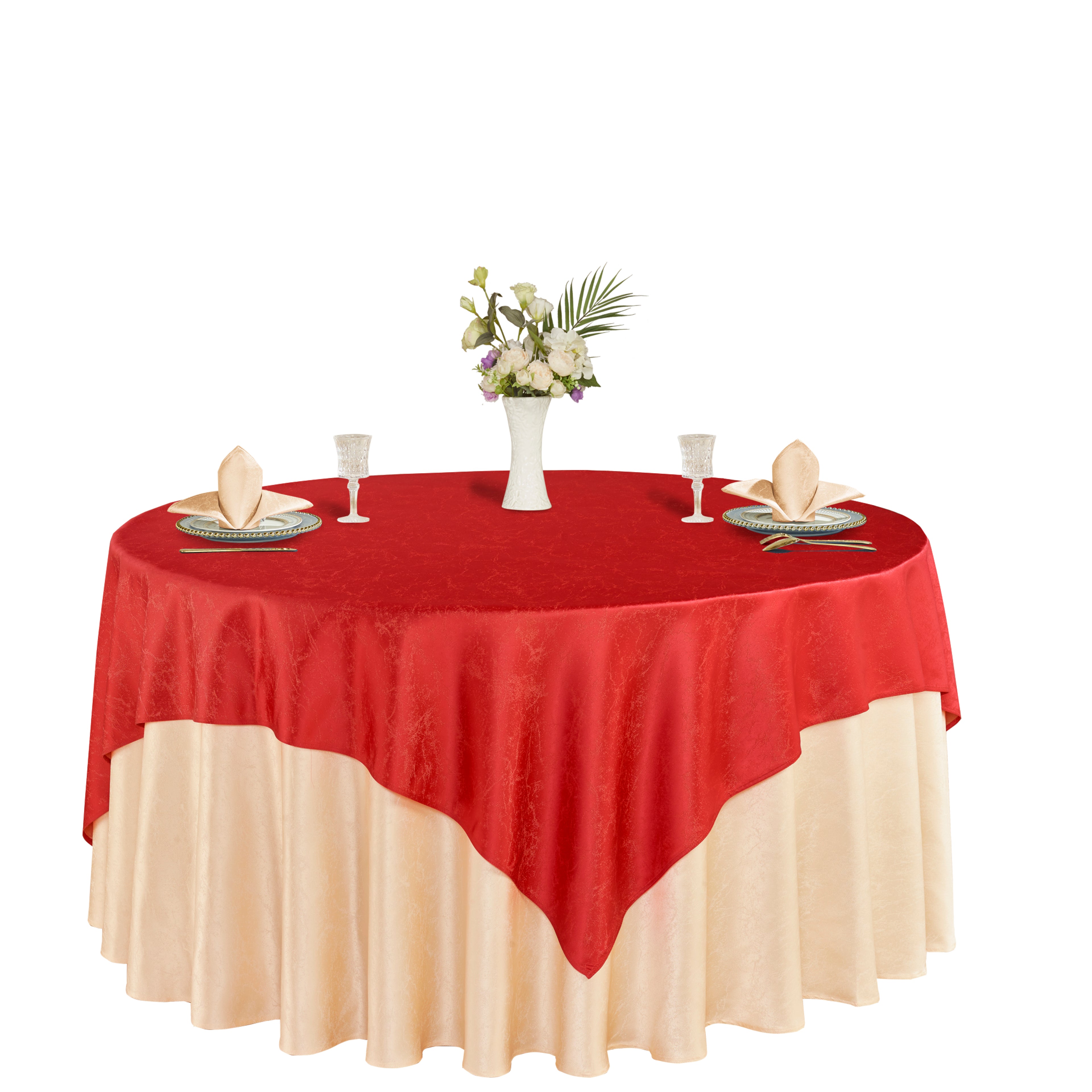 Polyester Jacquard Tablecloth-W6H