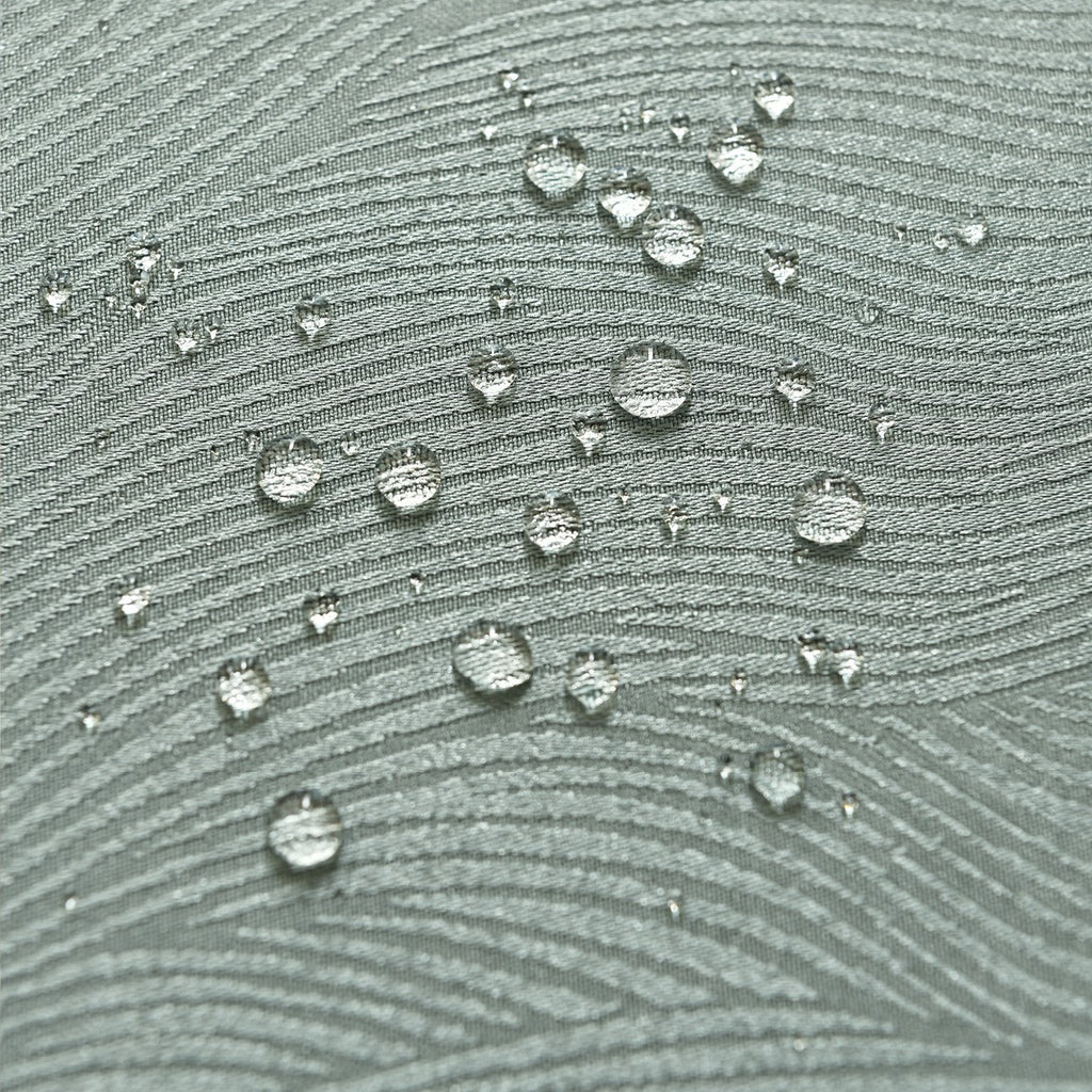Rippling Wave Jacquard Tablecloth – Sage Green (Round)