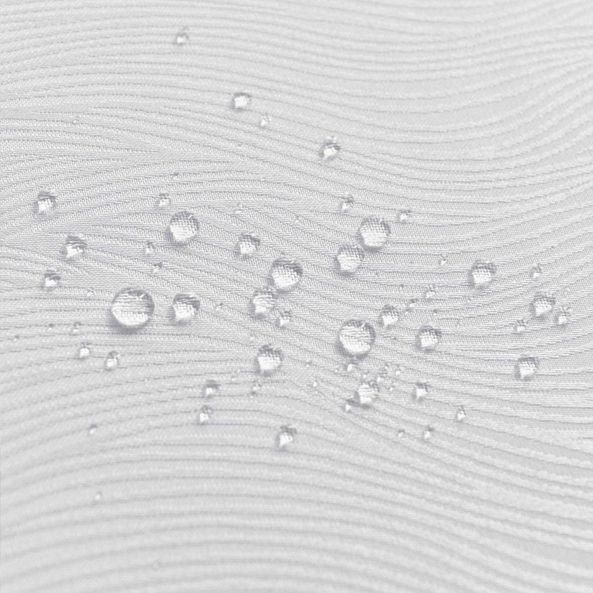 Rippling Wave Jacquard Tablecloth – White (Round)