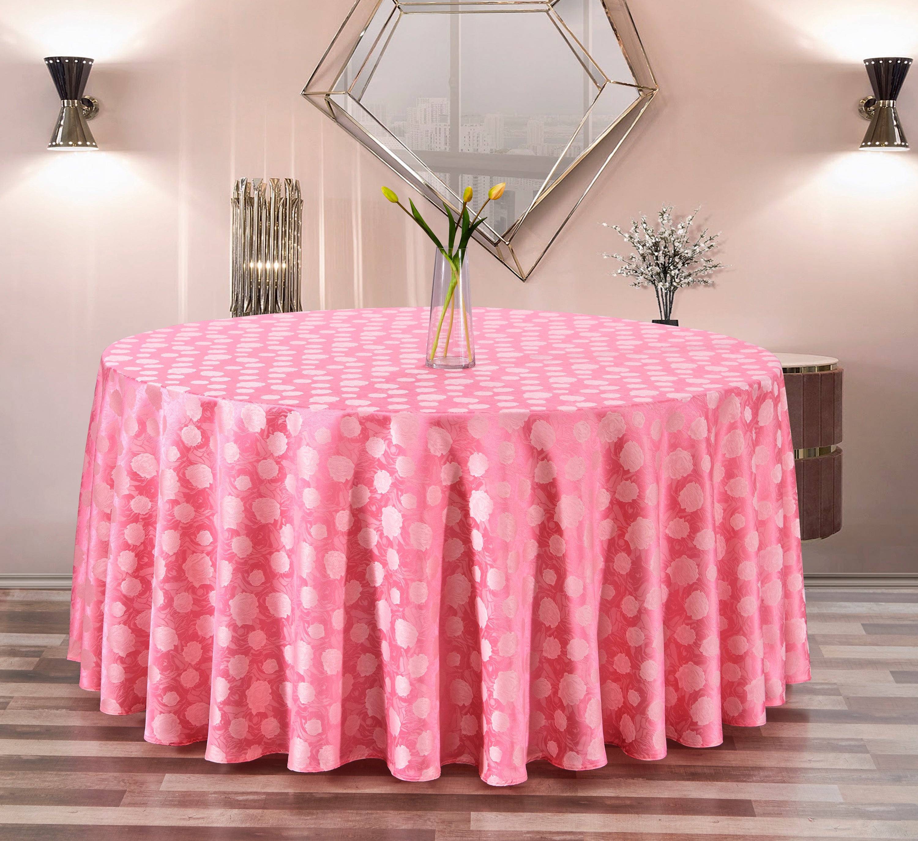 Polyester Jacquard Tablecloth-705
