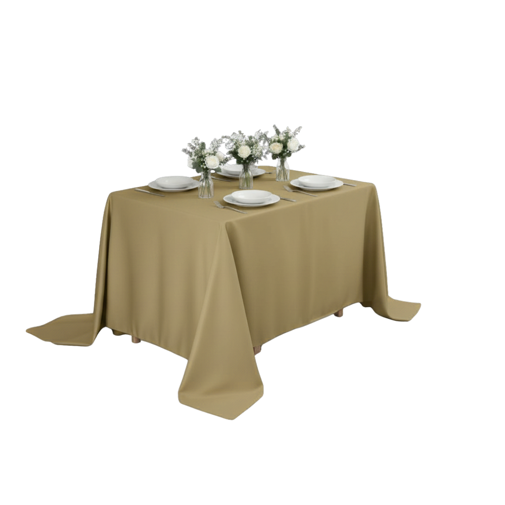 Premium Solid Polyester Tablecloth