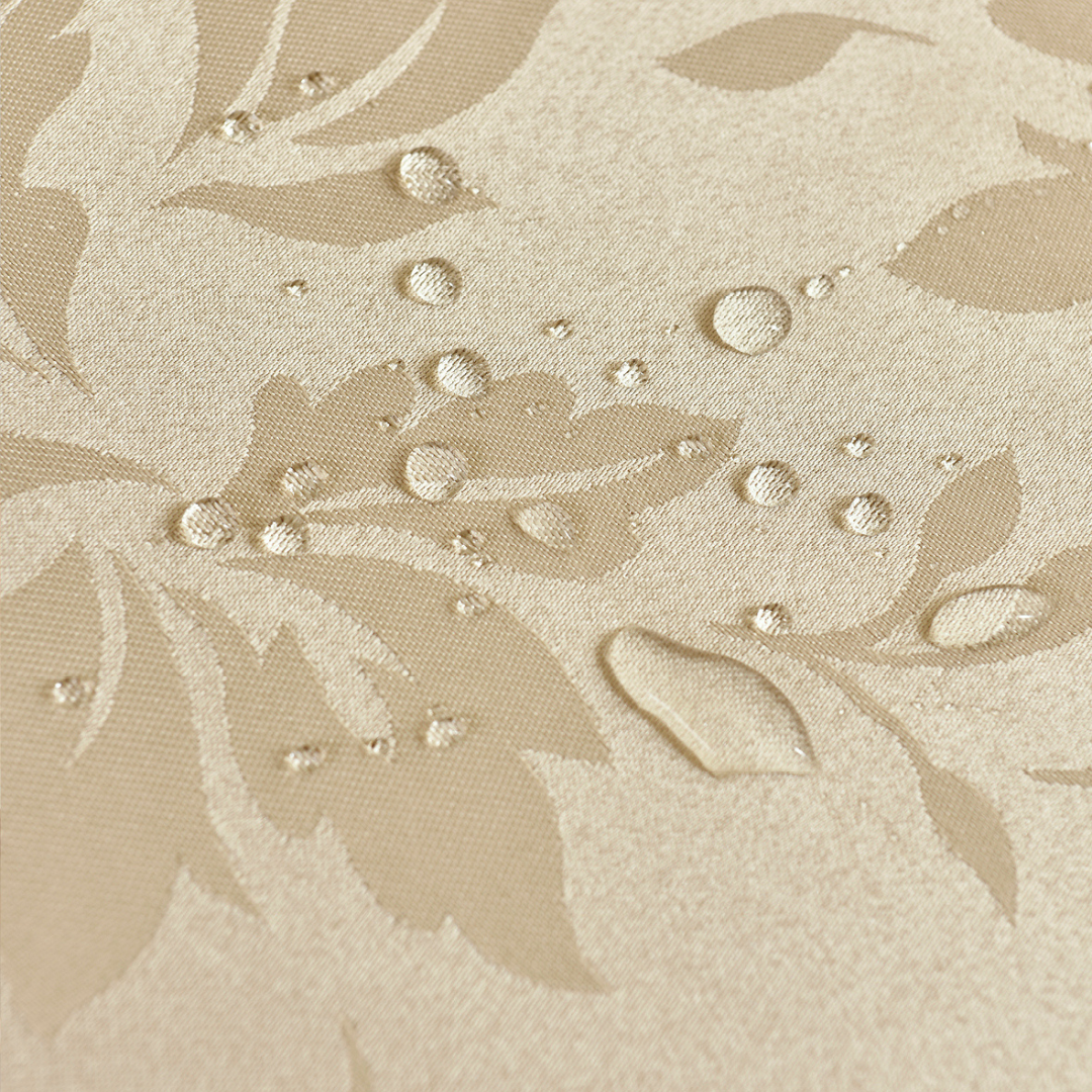 Floral Polyester Tablecloth-round