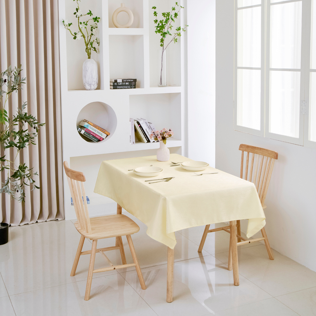 Ripple Texture Polyester Tablecloth