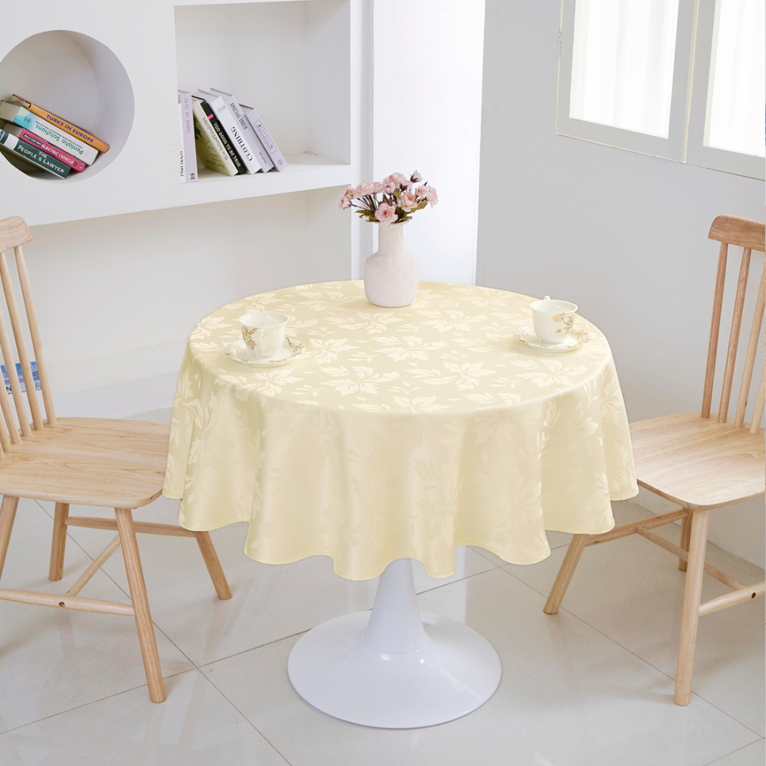 Floral Polyester Tablecloth