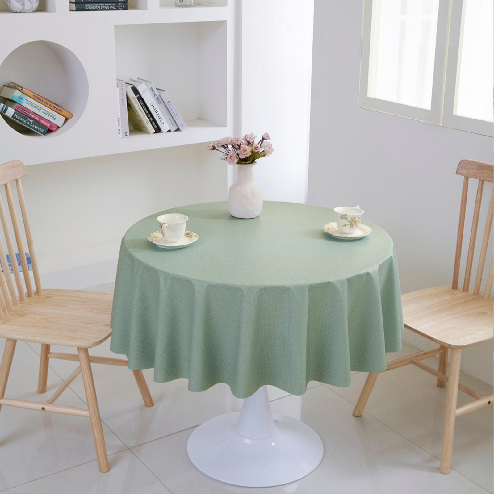 Waterproof PVC Solid Tablecloth