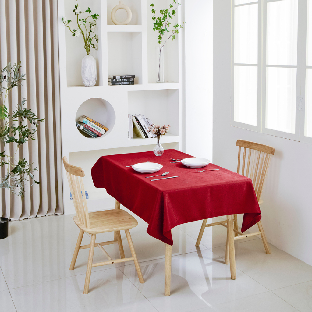 Ripple Texture Polyester Tablecloth
