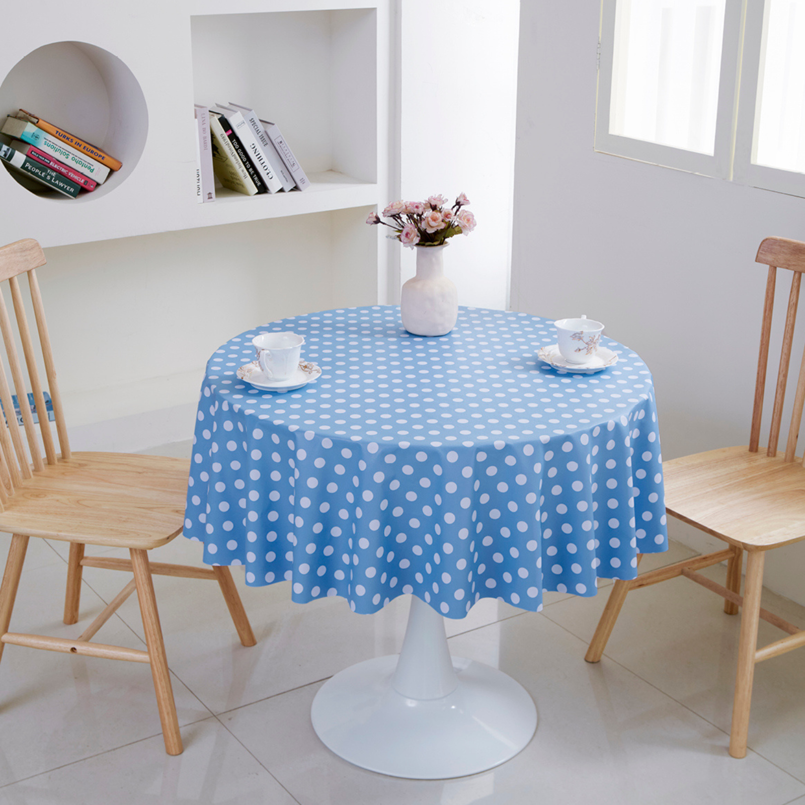 PVC Dot Tablecloth-Round