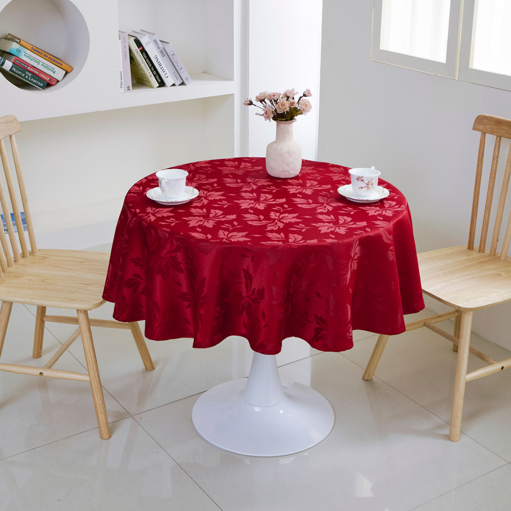 Floral Polyester Tablecloth
