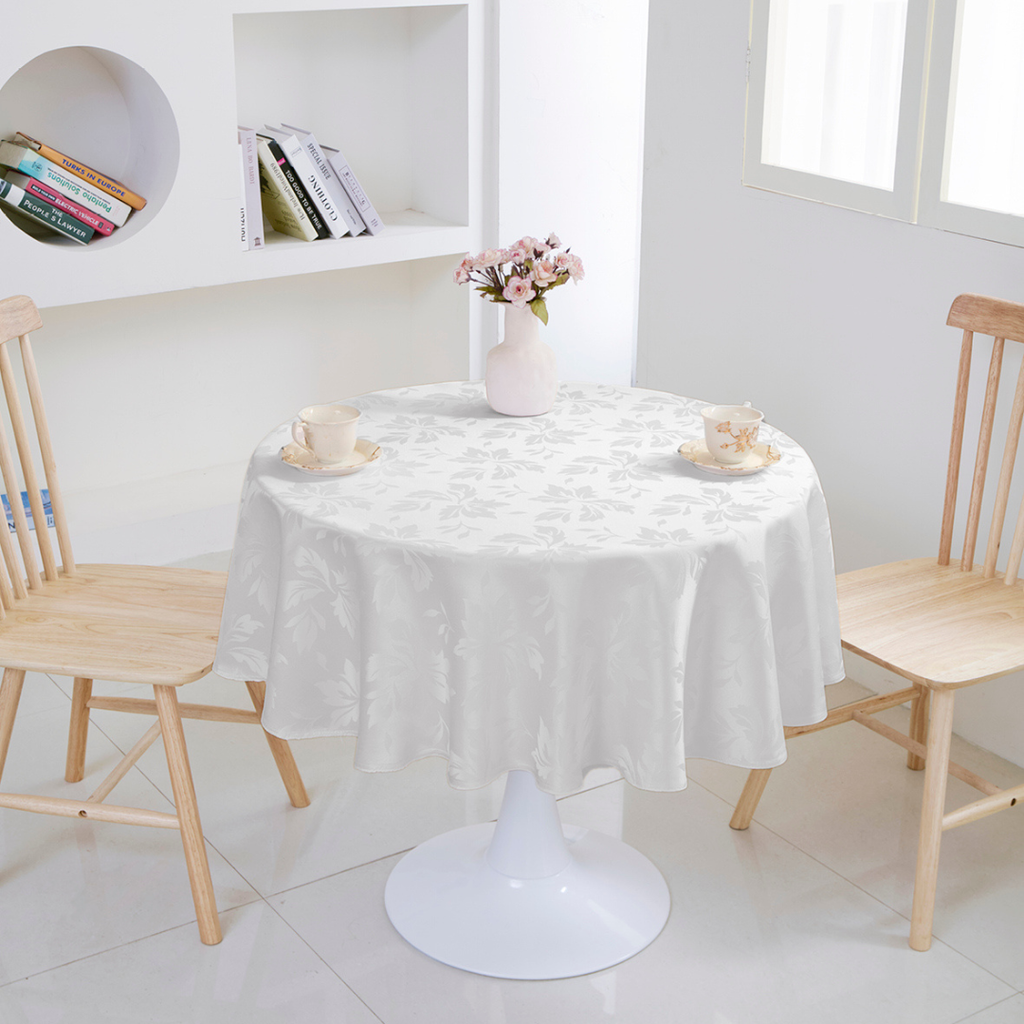 Floral Polyester Tablecloth
