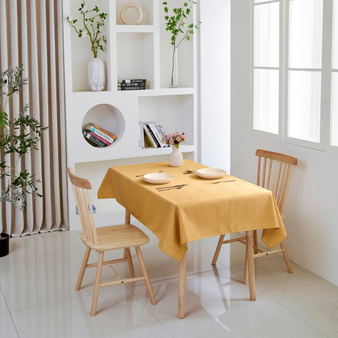 Ripple Texture Polyester Tablecloth