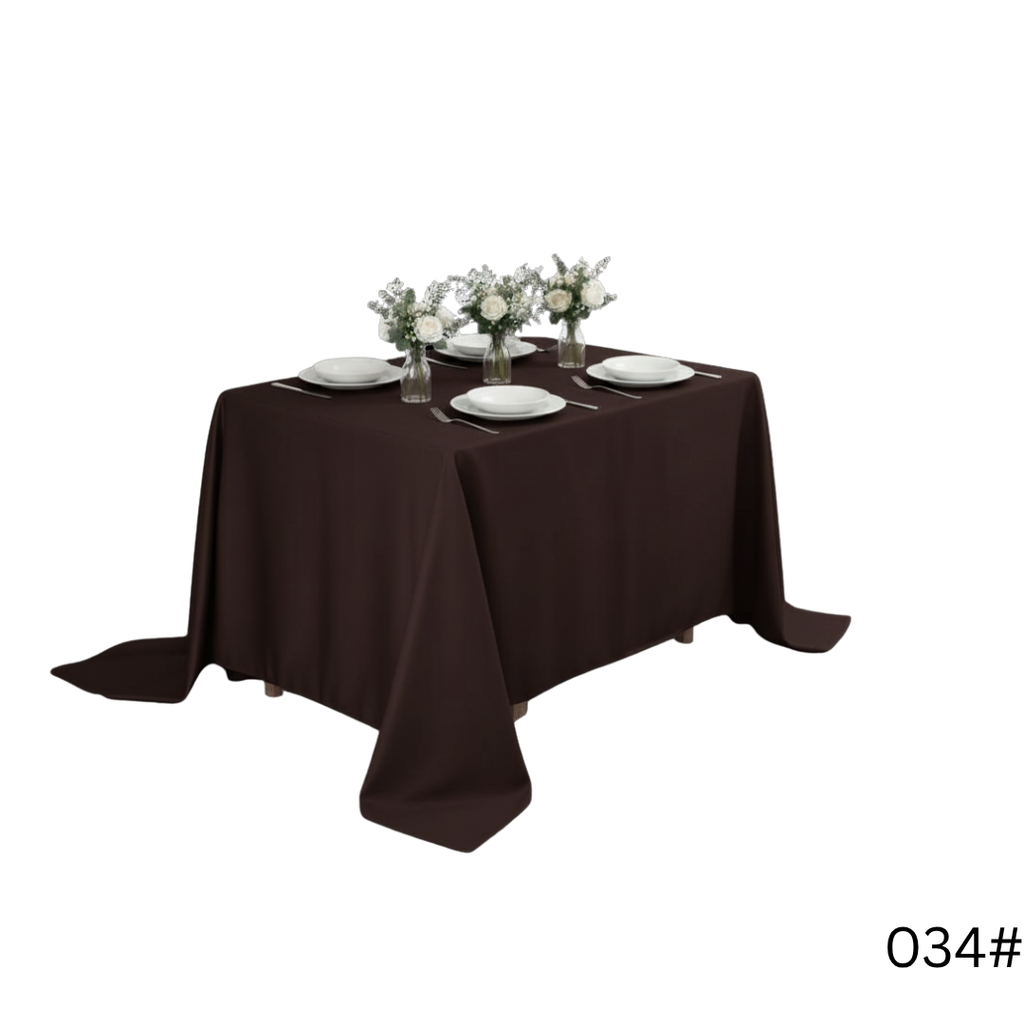 Premium Solid Polyester Tablecloth-034#