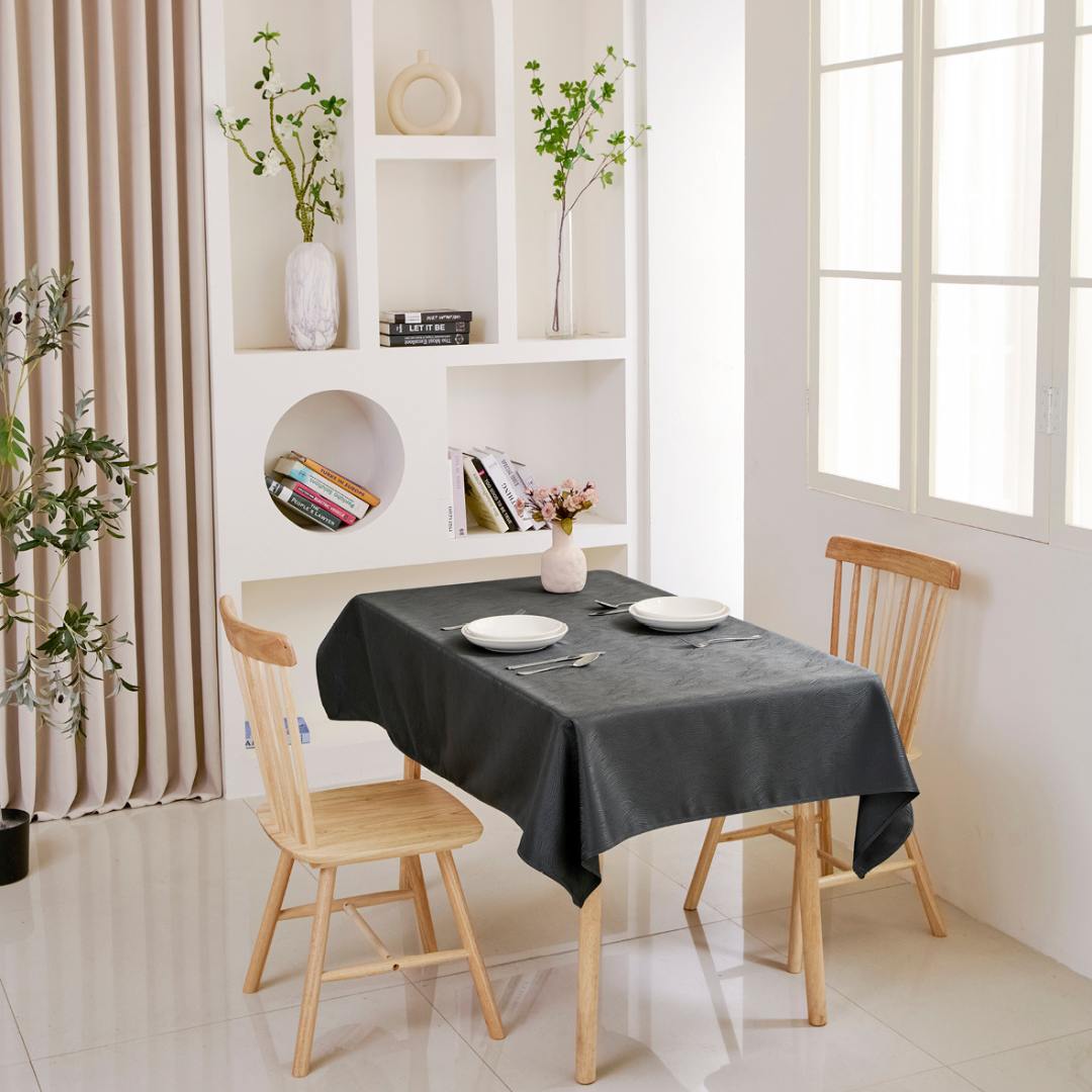 Ripple Texture Polyester Tablecloth