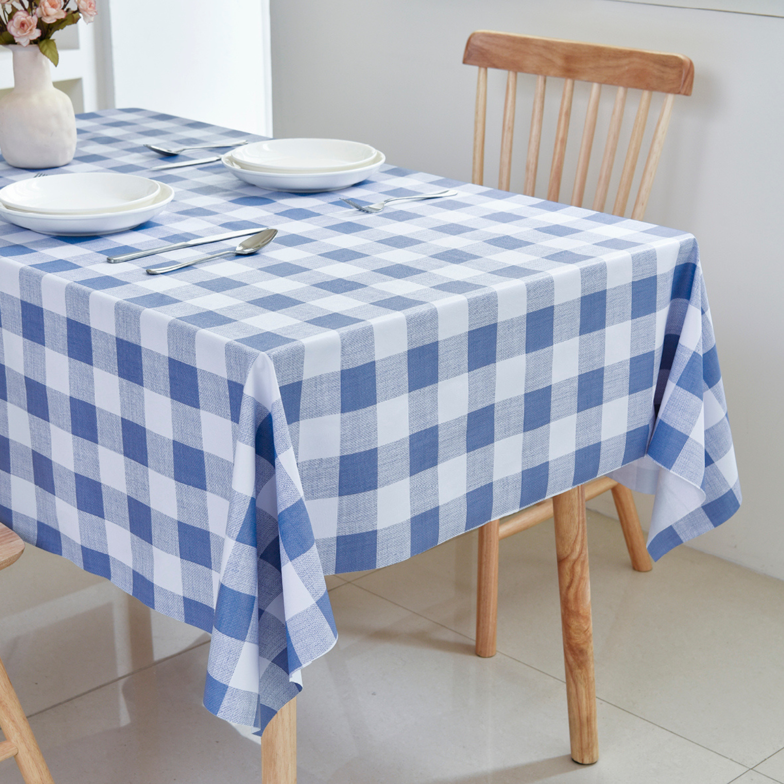 PVC Checkered Tablecloth-Rectangle
