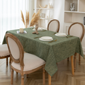 Faux Linen Tablecloth