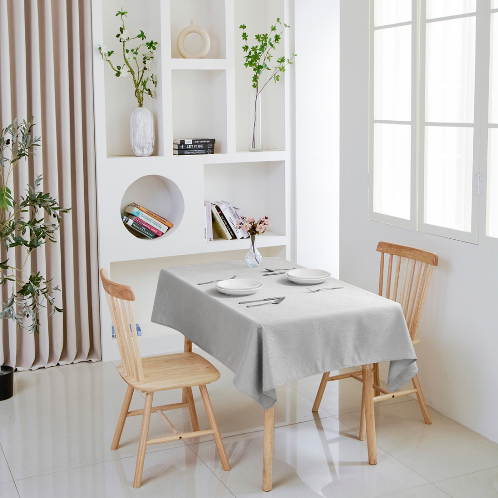 Ripple Texture Polyester Tablecloth