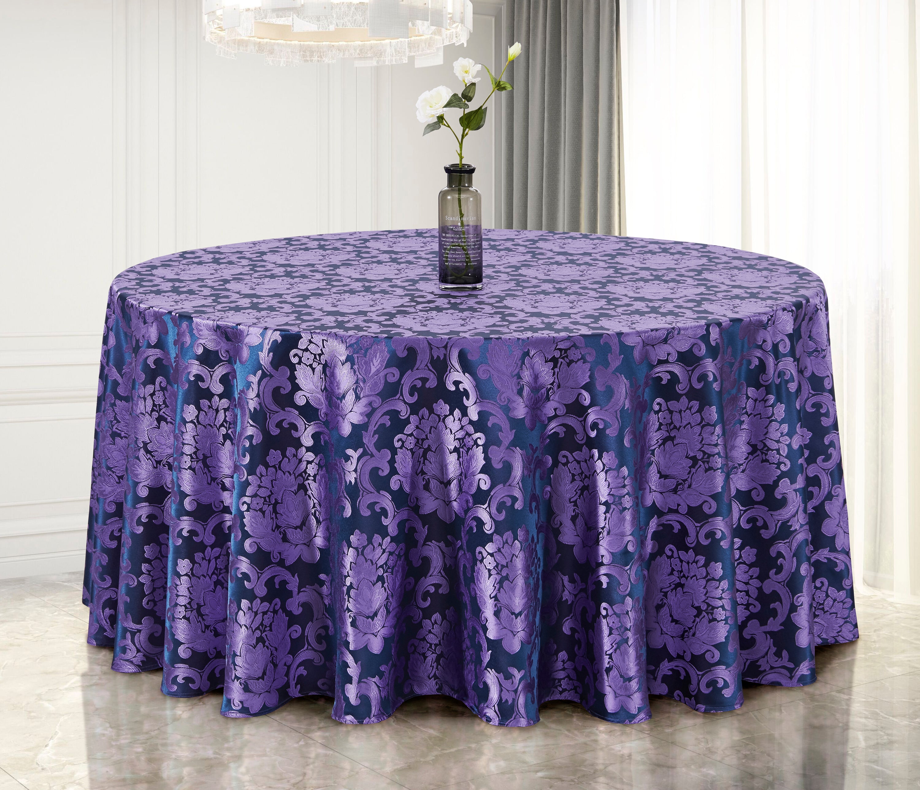 Polyester Jacquard Tablecloth-709