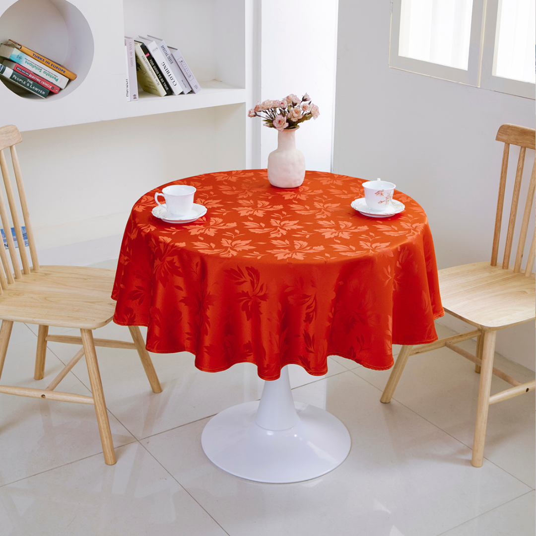 Floral Polyester Tablecloth