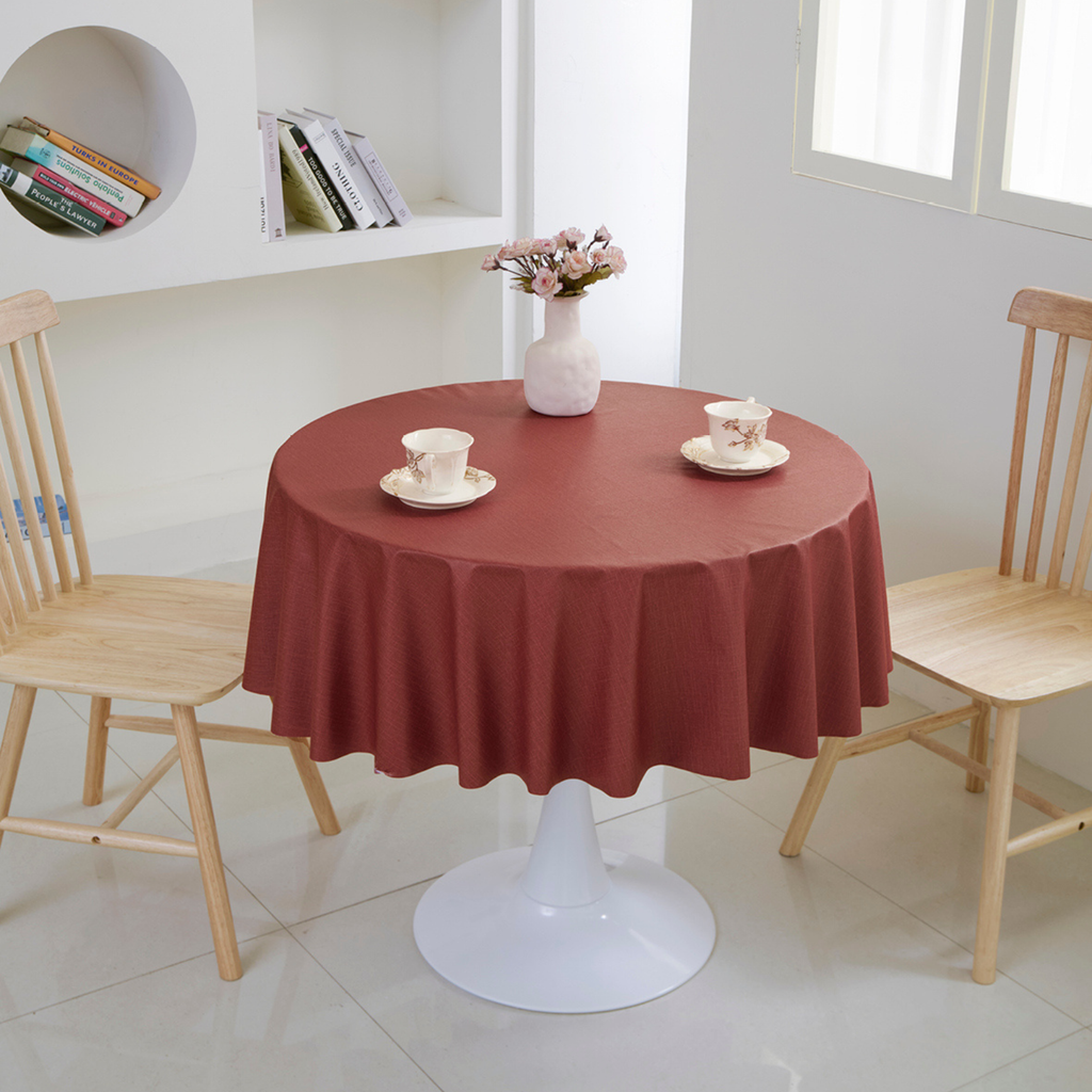 Waterproof PVC Solid Tablecloth
