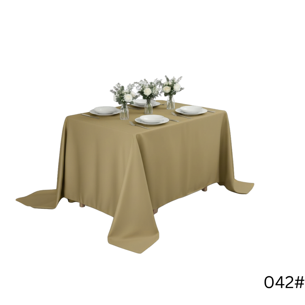 Premium Solid Polyester Tablecloth-042#