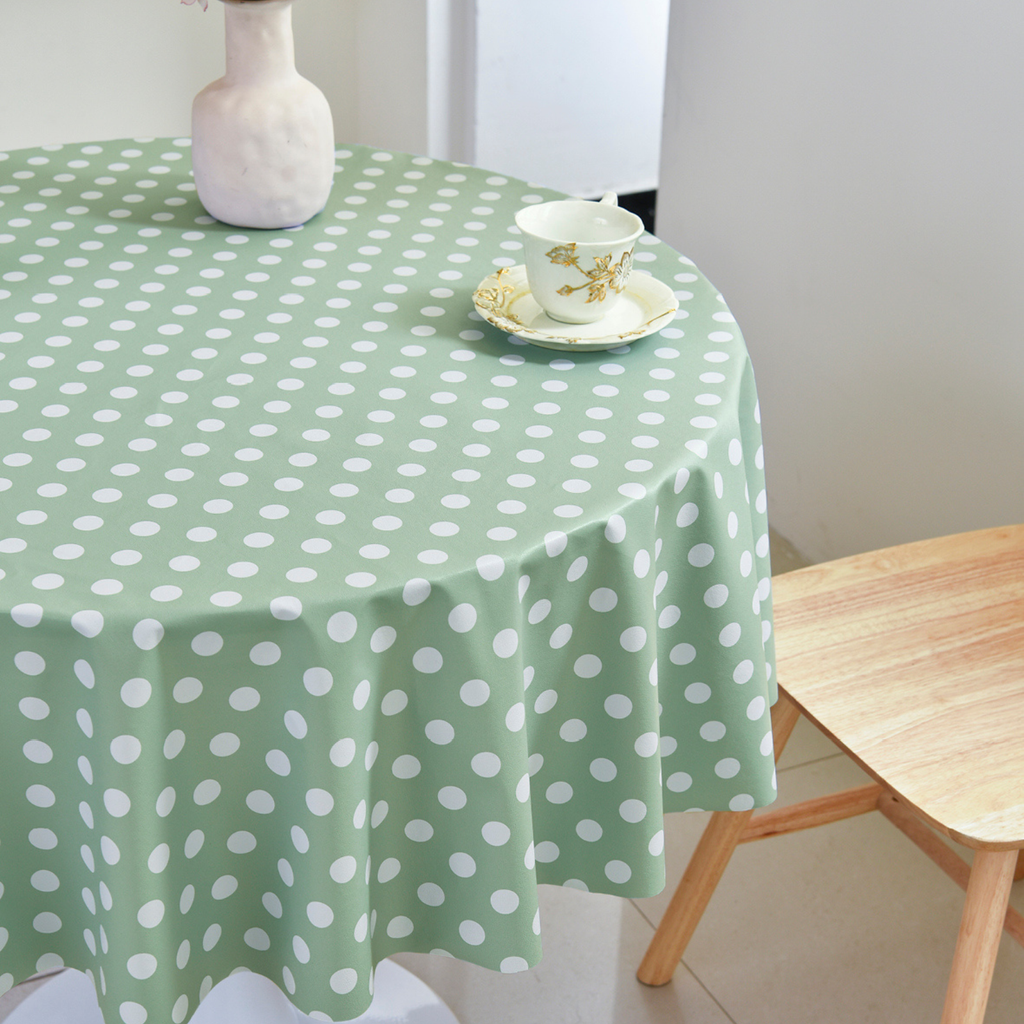 PVC Dot Tablecloth-Round