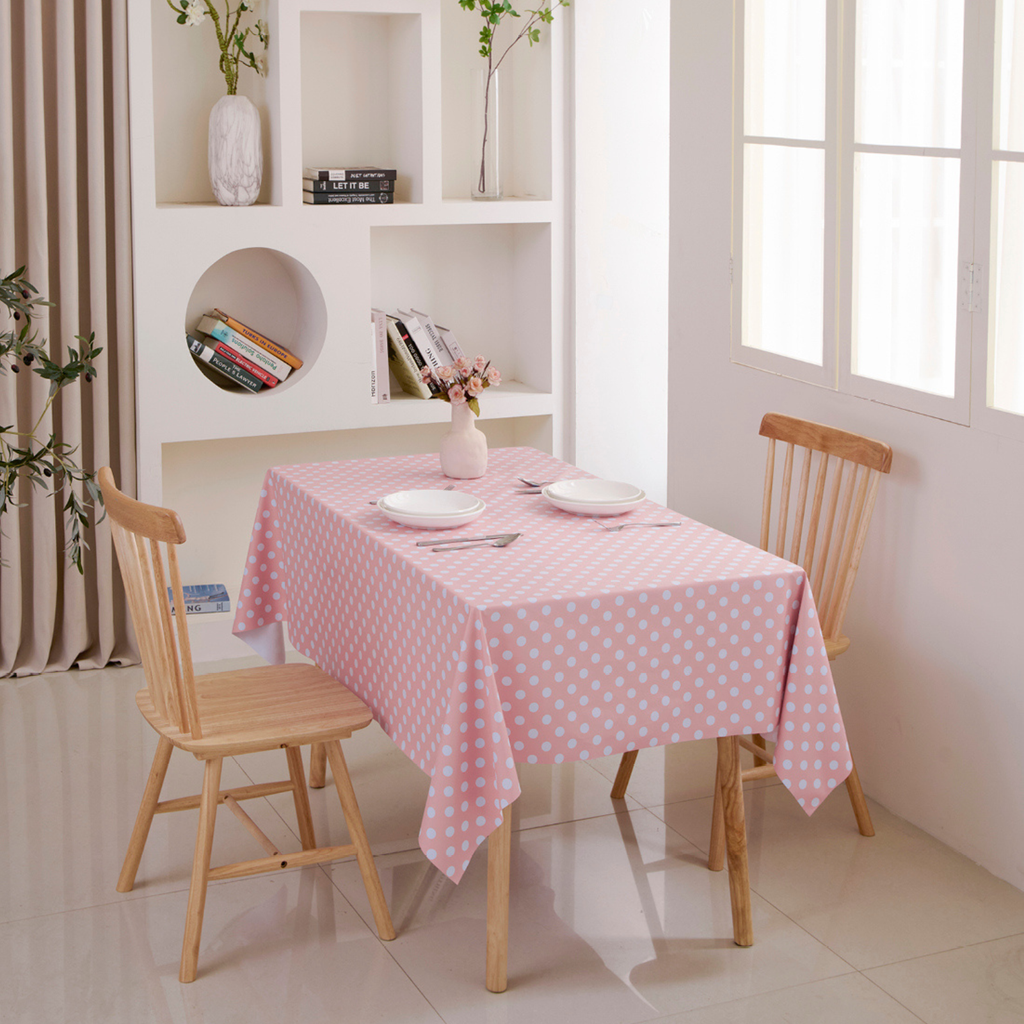 Waterproof PVC Dot Tablecloth