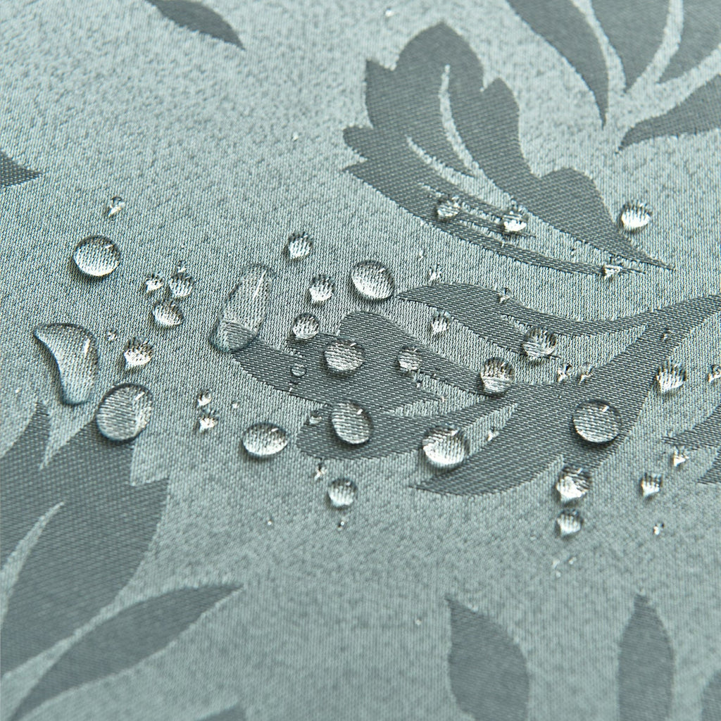 Floral Polyester Tablecloth- Rectangle-Blue