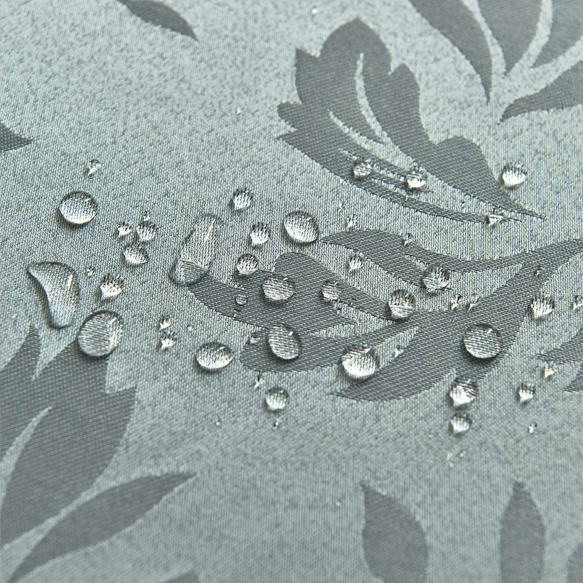 Classic Floral Jacquard Tablecloth – Sage Green (Rectangle)