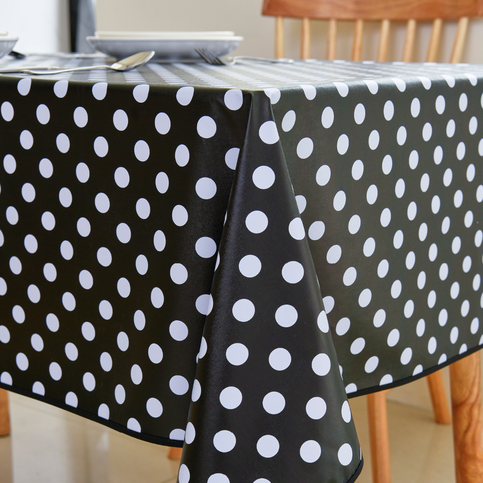PVC Dot Tablecloth-Rectangle