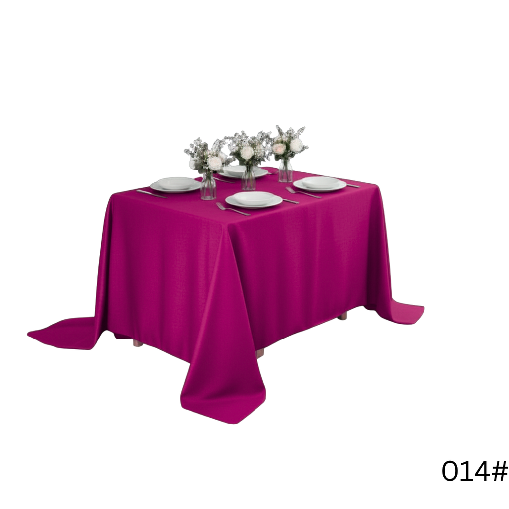 Premium Solid Polyester Tablecloth