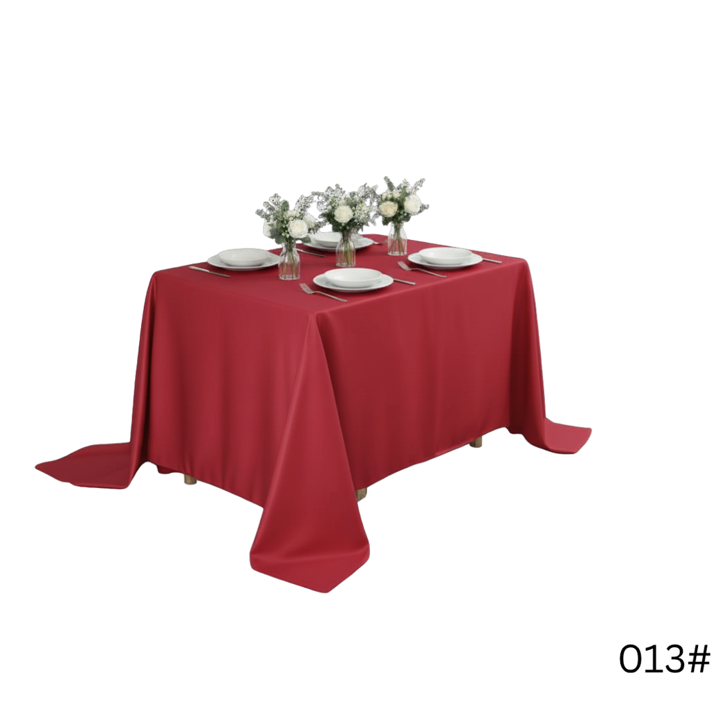 Premium Solid Polyester Tablecloth-013#
