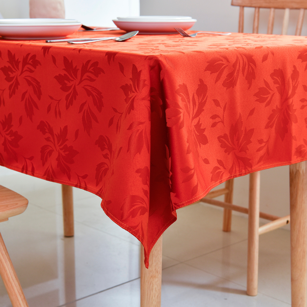 Floral Polyester Tablecloth