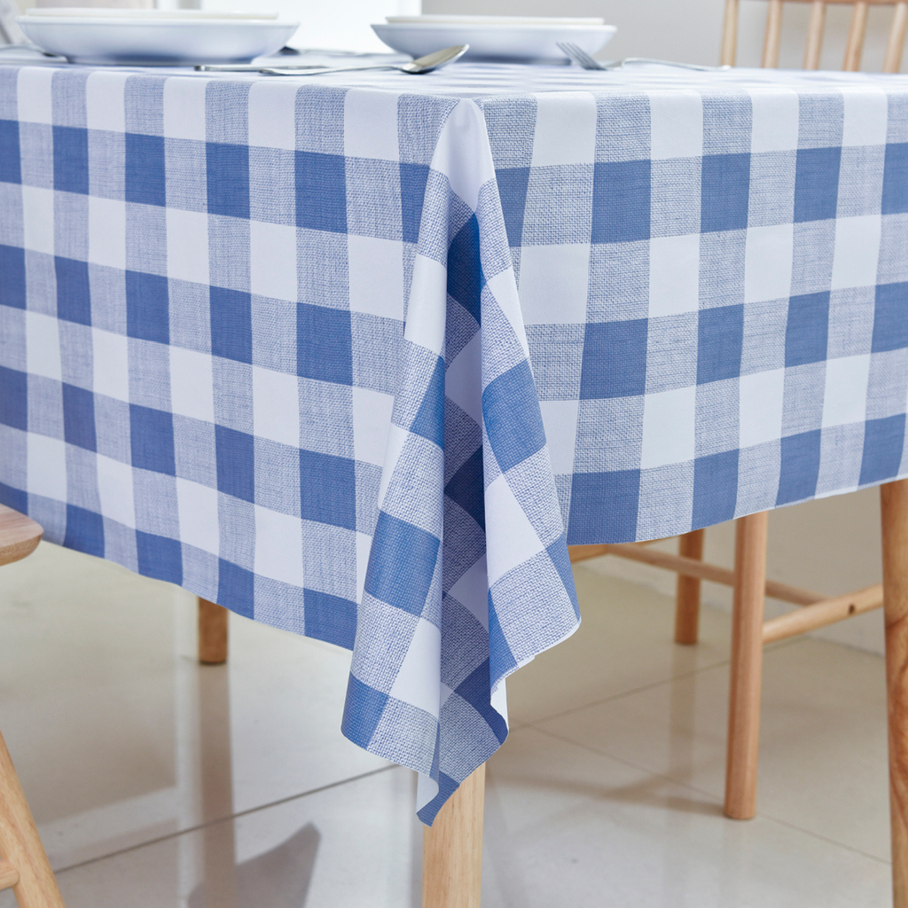 PVC Checkered Tablecloth-Rectangle