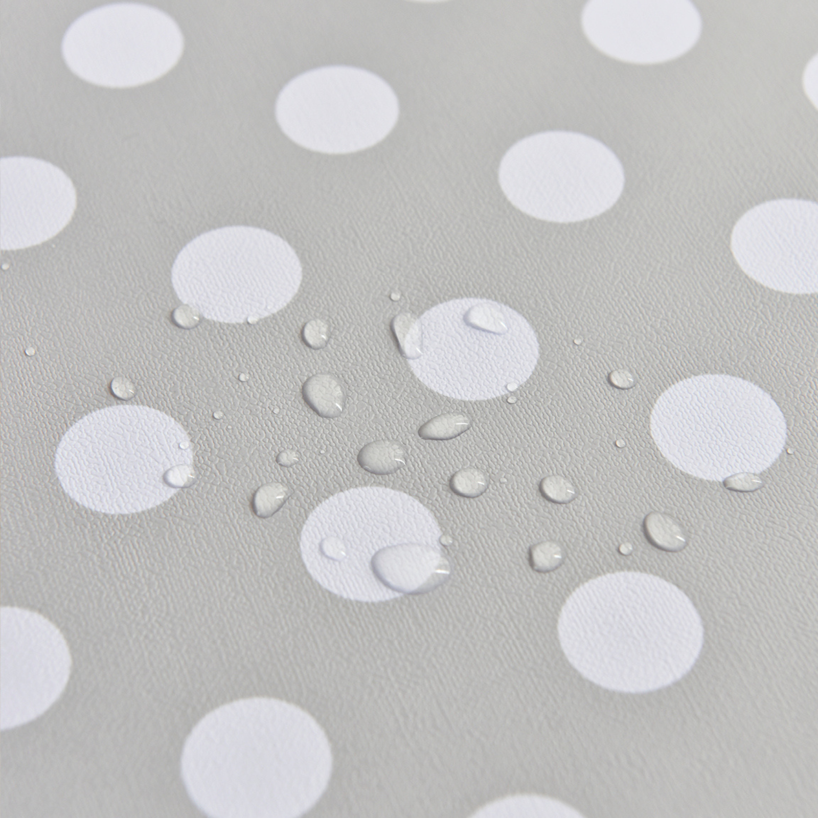 Waterproof Polka Dot Tablecloth-Gray