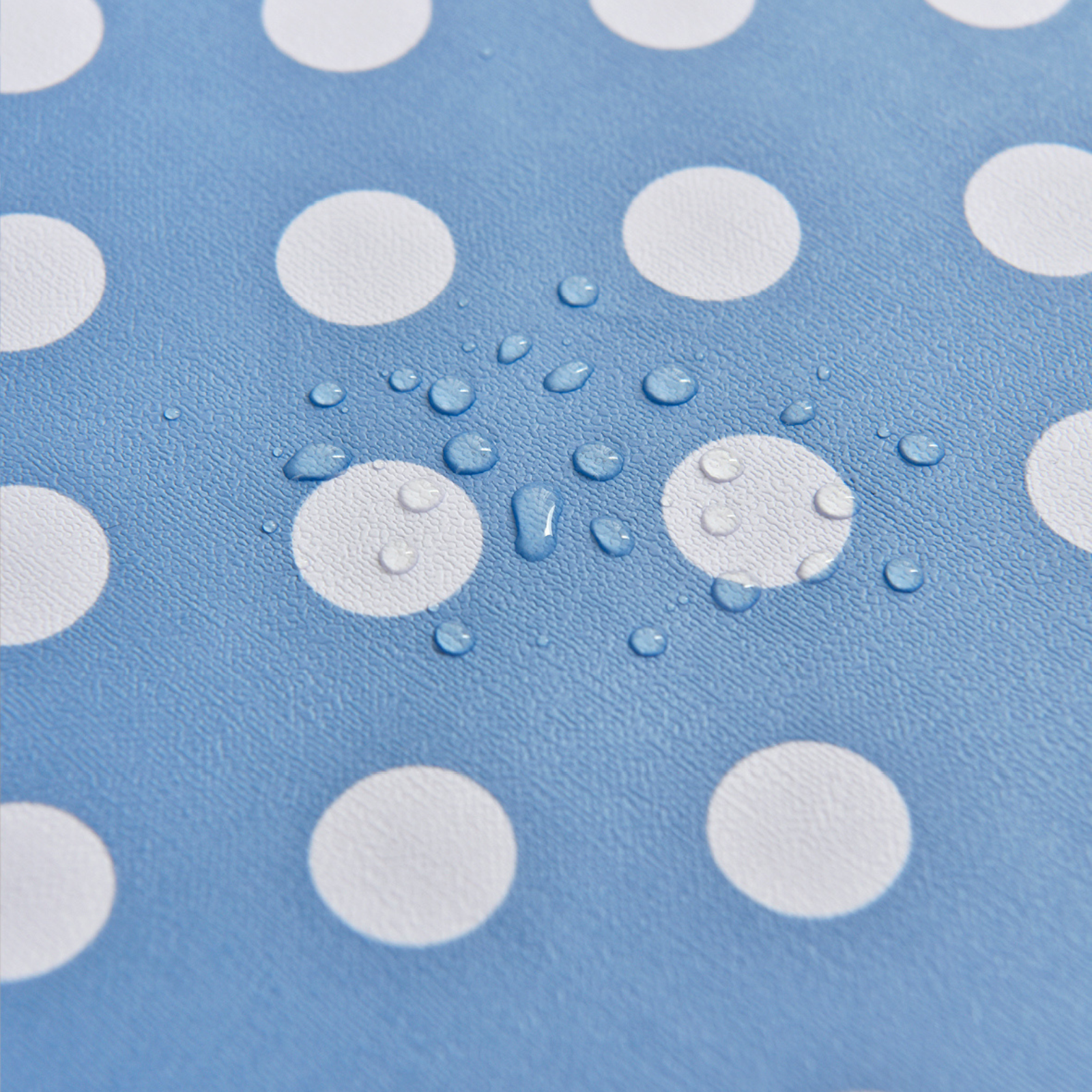 Waterproof Polka Dot Tablecloth-Blue