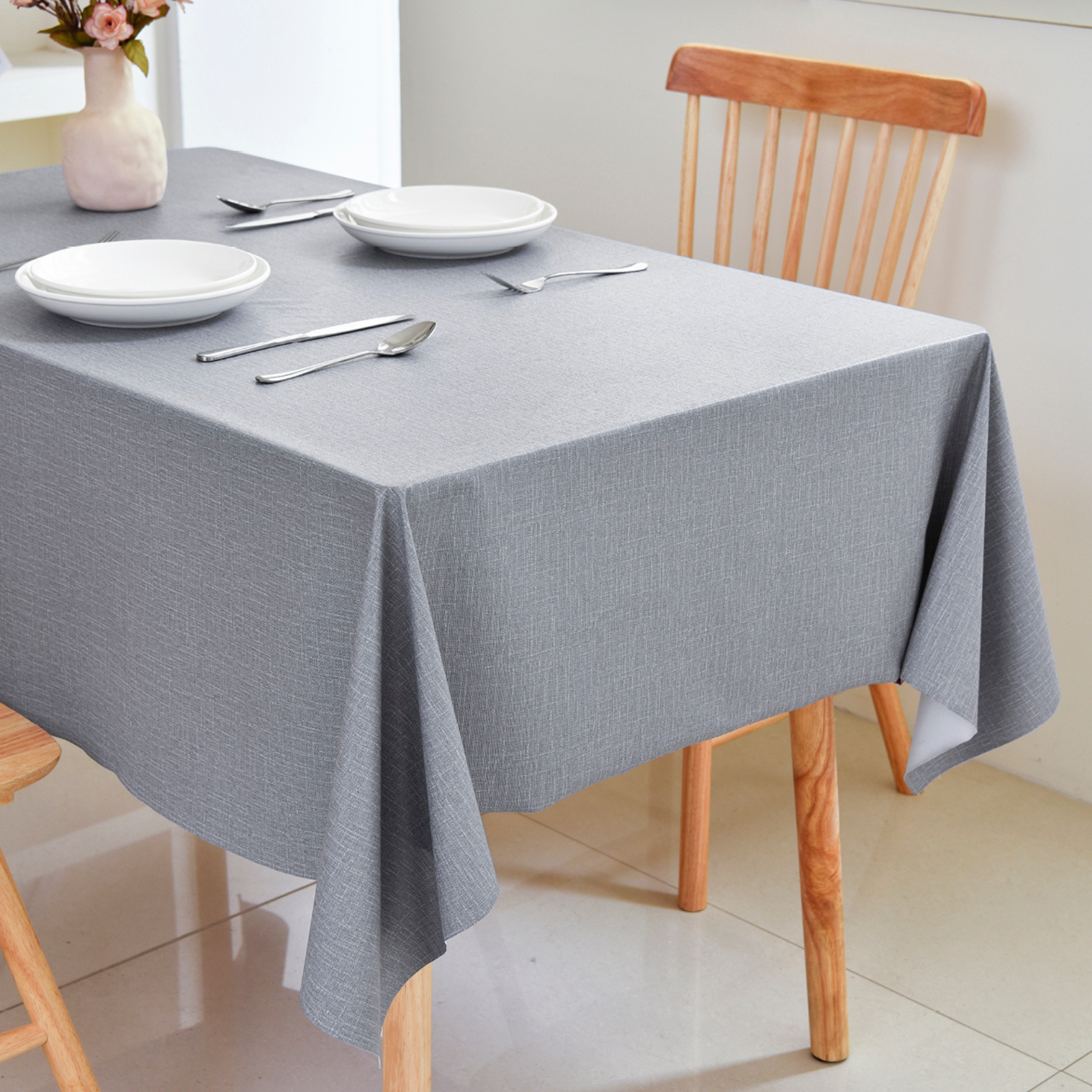 PVC Solid Tablecloth-Rectangle