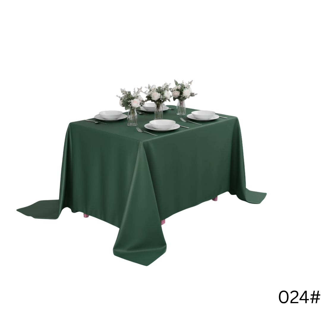 Premium Solid Polyester Tablecloth
