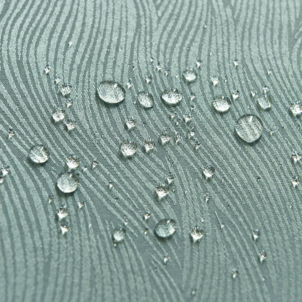 Ripple Texture Polyester Tablecloth-Rectangle-Green