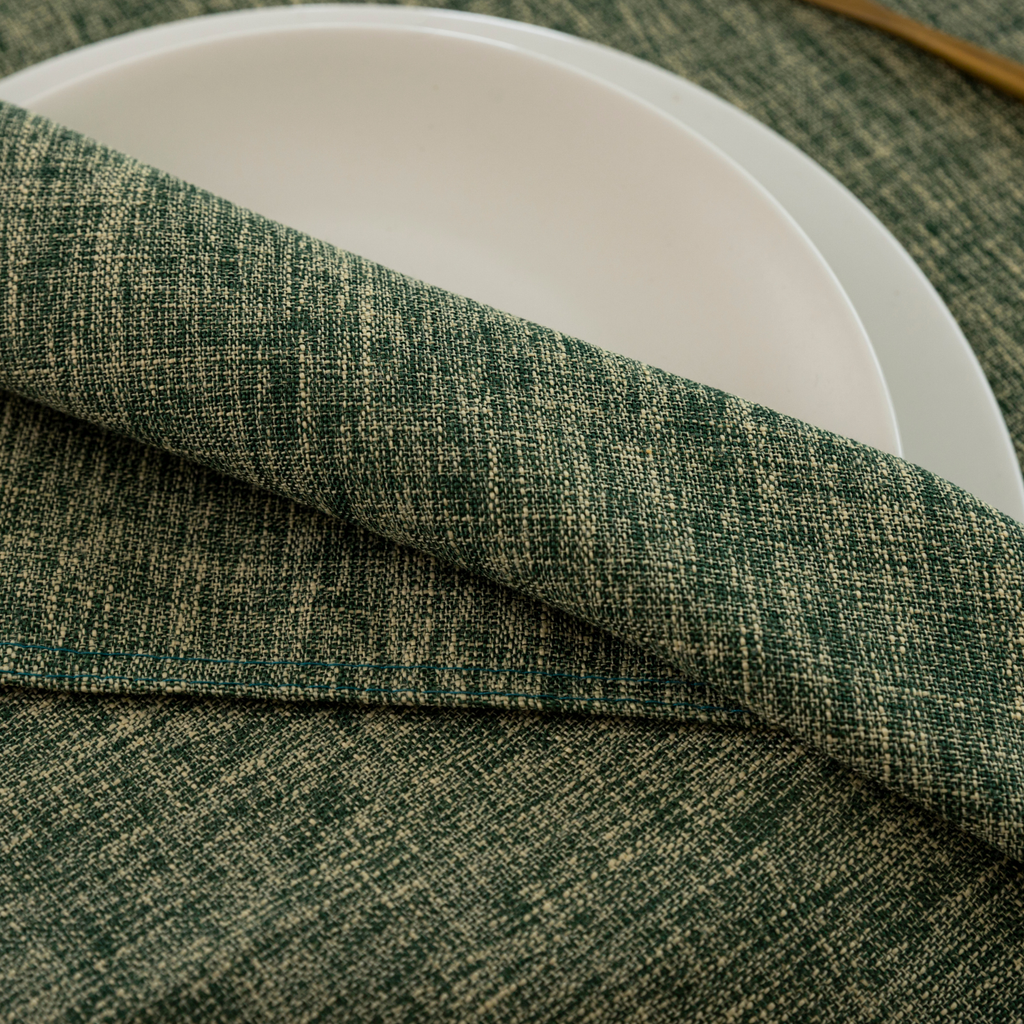 Faux Linen Tablecloth