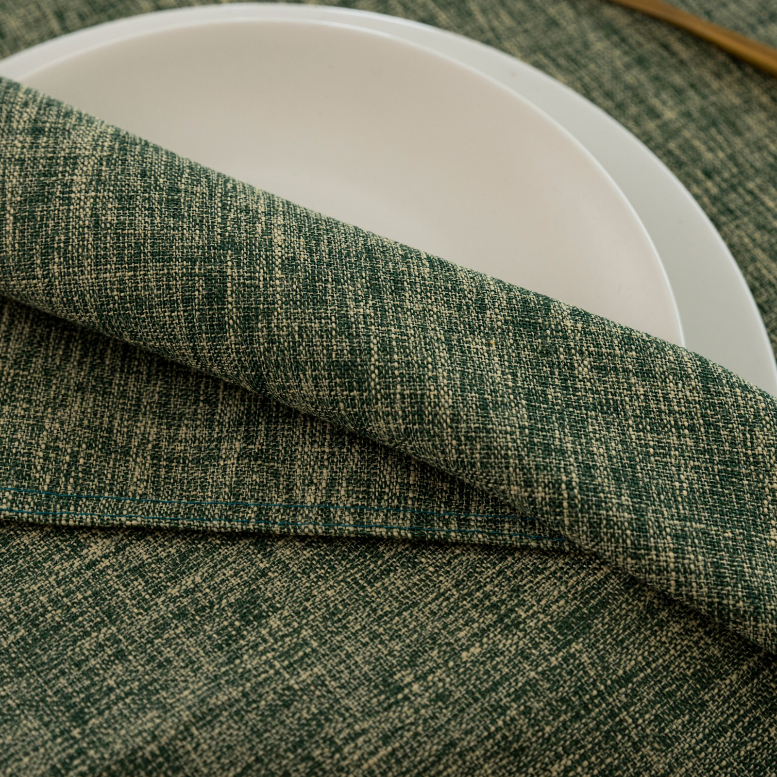 Faux Linen Tablecloth
