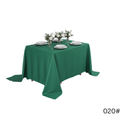 Premium Solid Polyester Tablecloth-Rectangle-Emerald Green