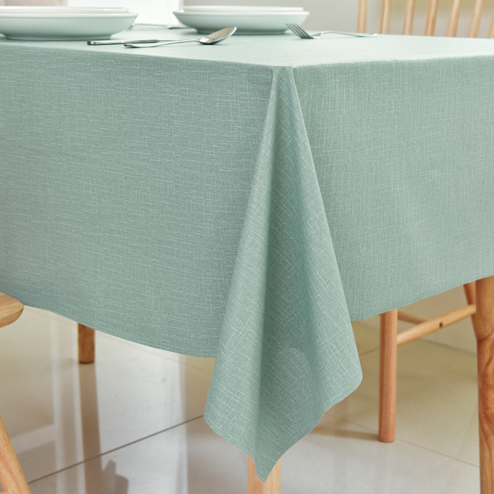 Waterproof PVC Solid Tablecloth