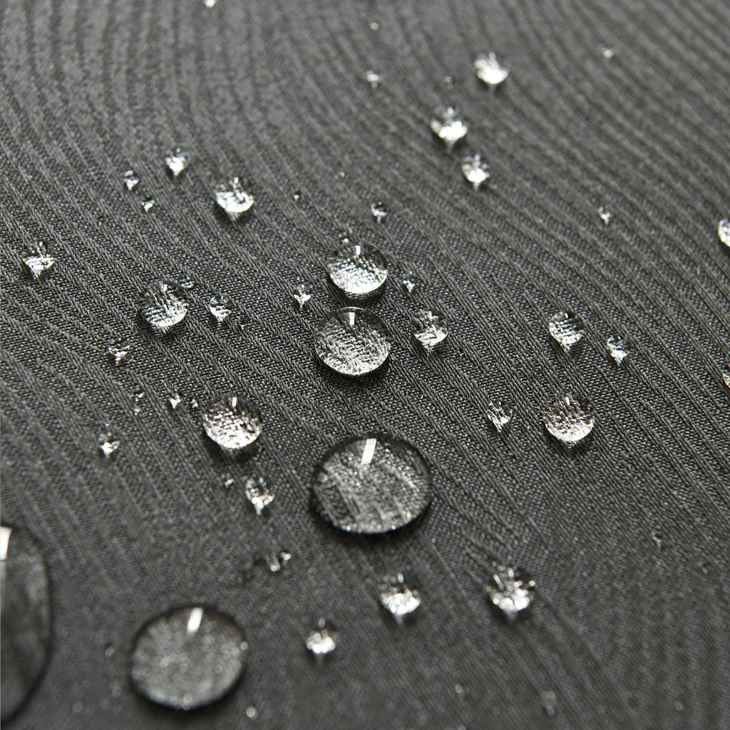 Ripple Texture Polyester Tablecloth-Rectangle-Black