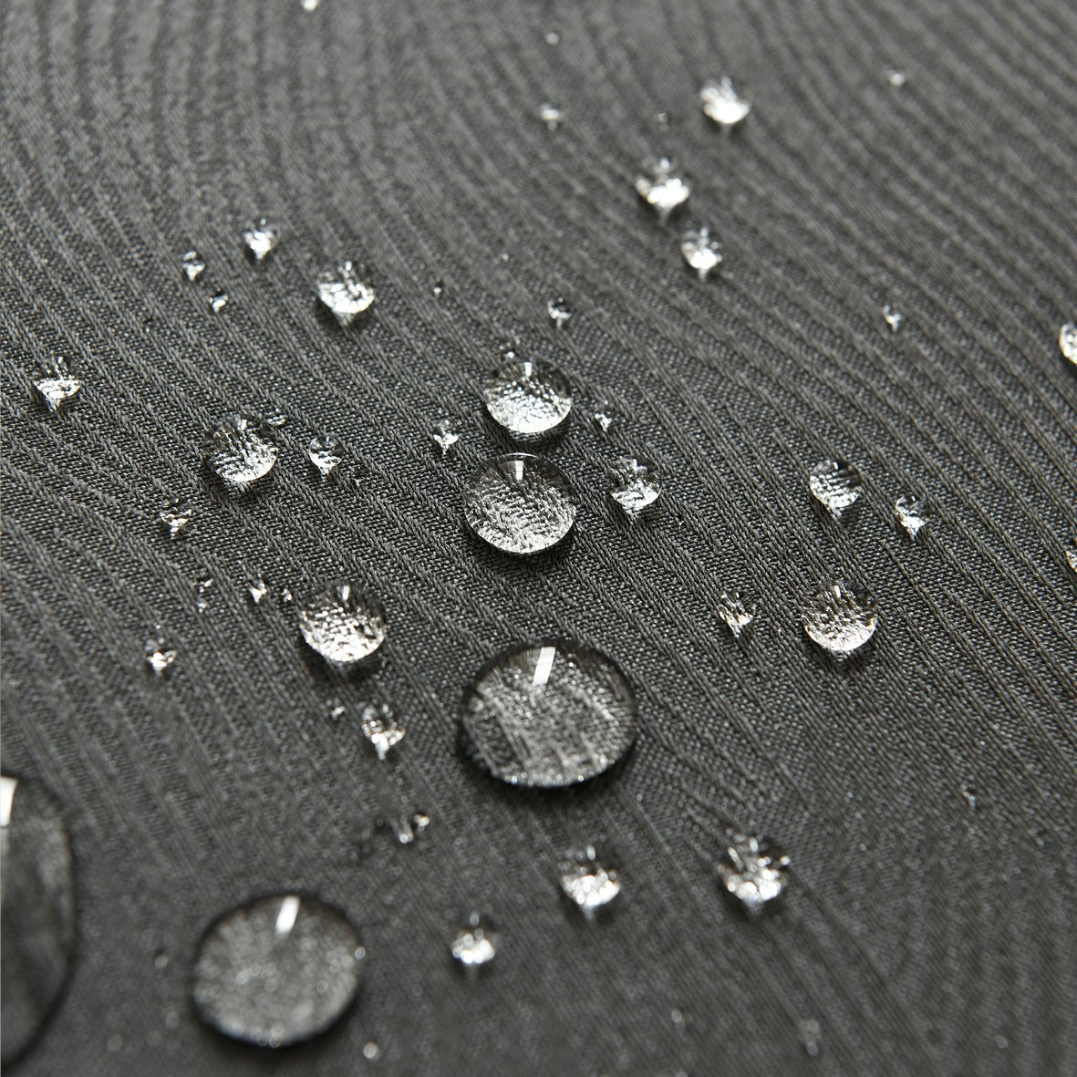 Ripple Texture Polyester Tablecloth-Rectangle-Black