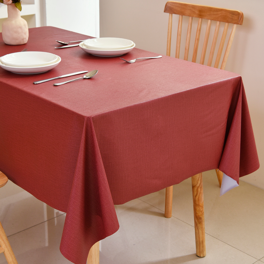 PVC Solid Tablecloth-Rectangle