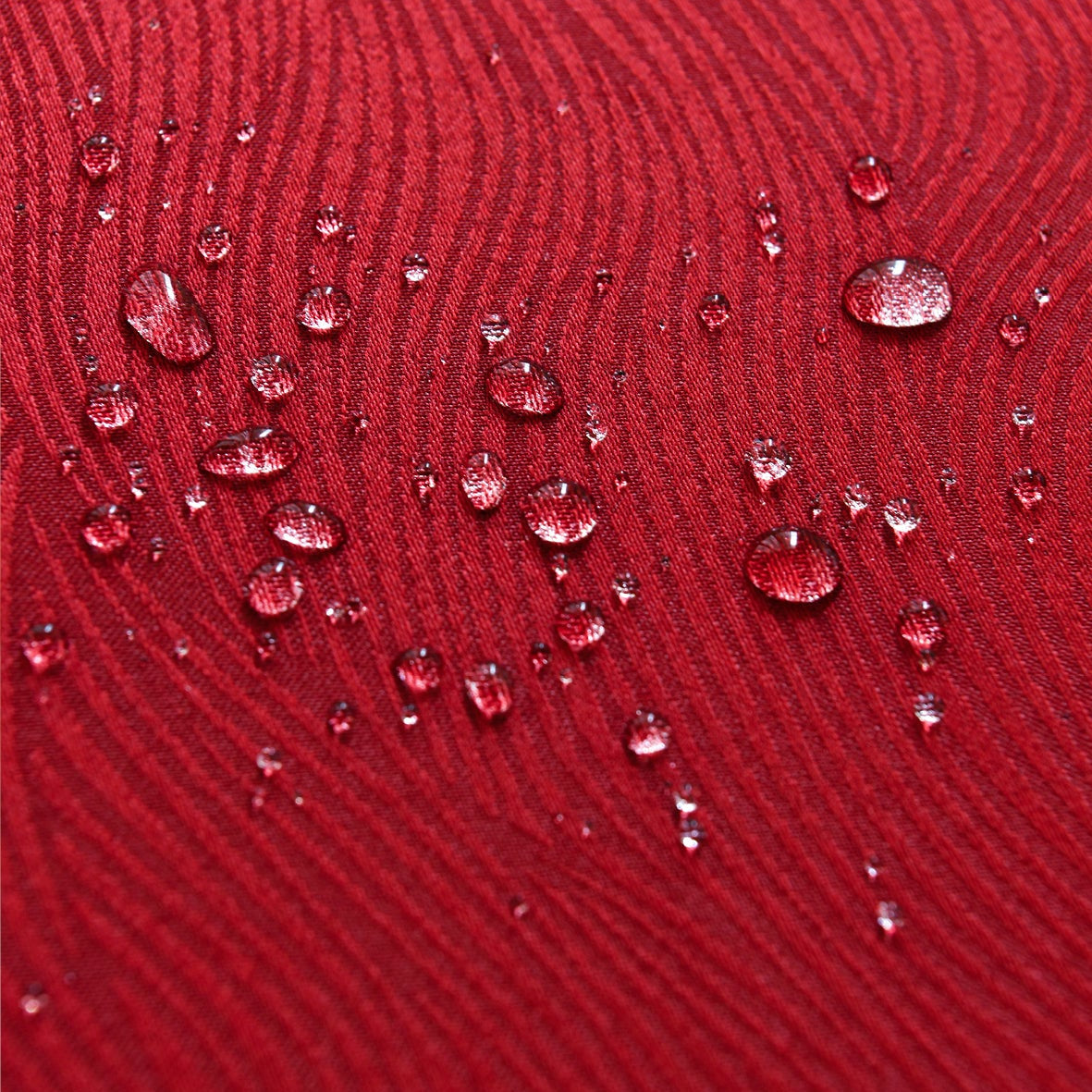 Ripple Texture Polyester Tablecloth-Rectangle-Burgundy