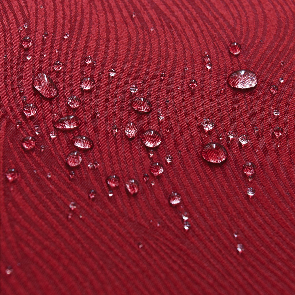 Rippling Wave Jacquard Tablecloth – Burgundy (Rectangle)