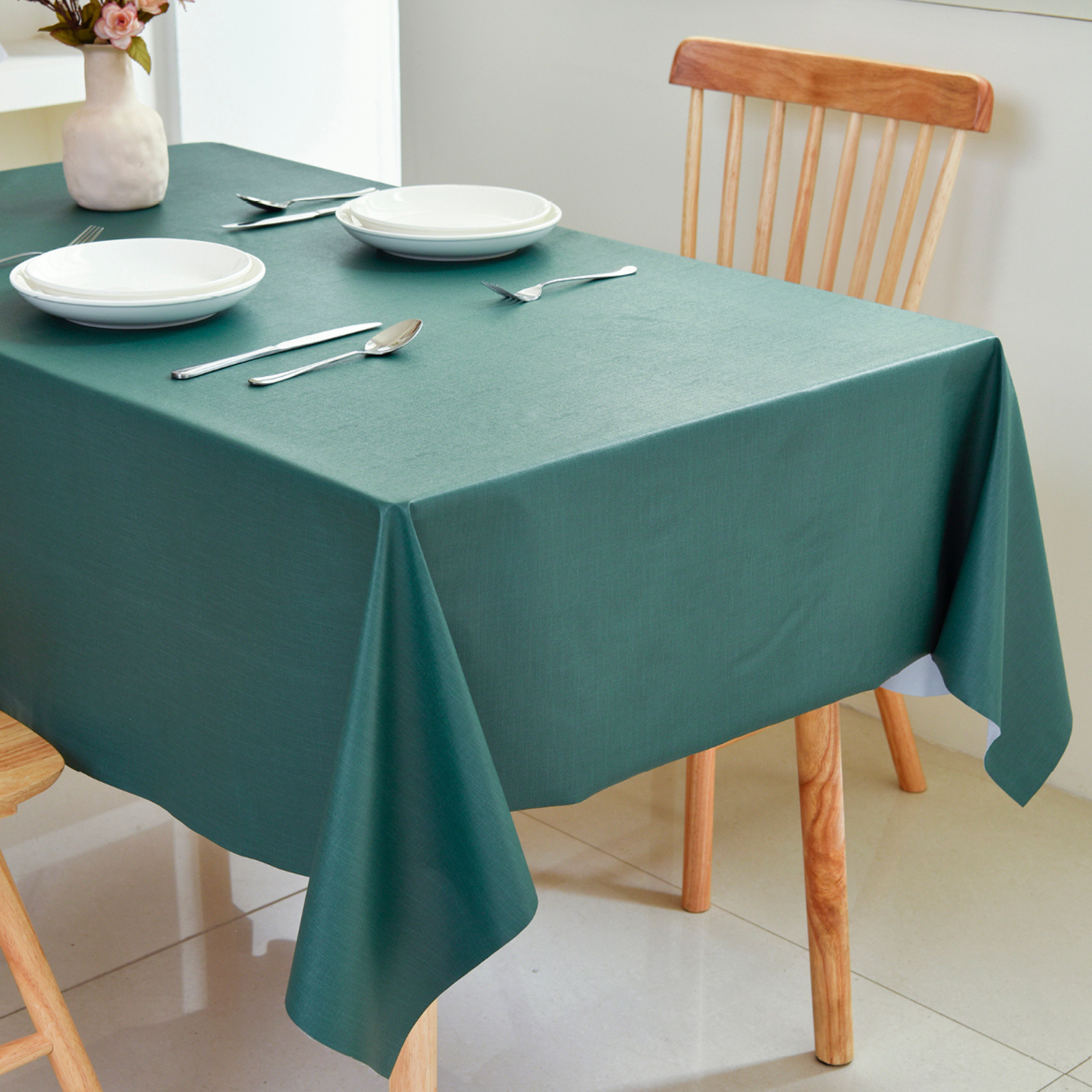 PVC Solid Tablecloth-Rectangle