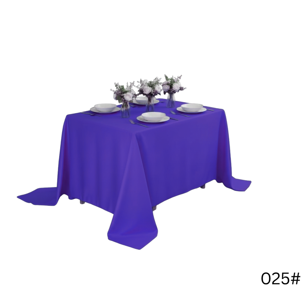 Premium Solid Polyester Tablecloth